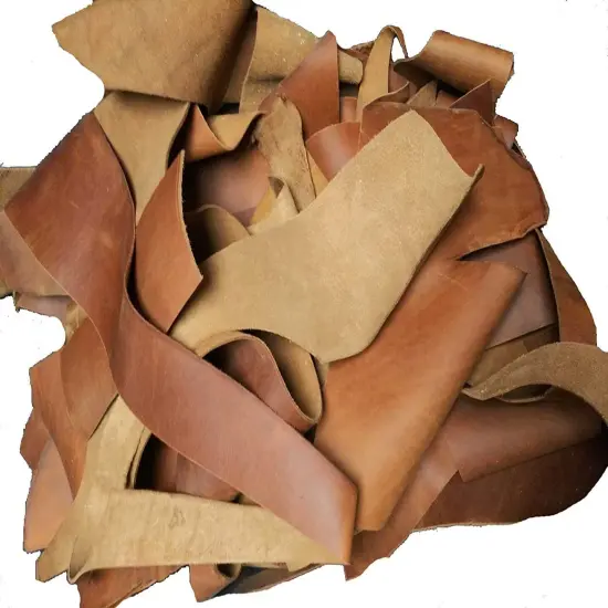 ELW Full Grain Leather 2lb Scraps Tobacco Brown 5/6 OZ (2mm)Perfect for Crafts, Tooling, Repairs {3}