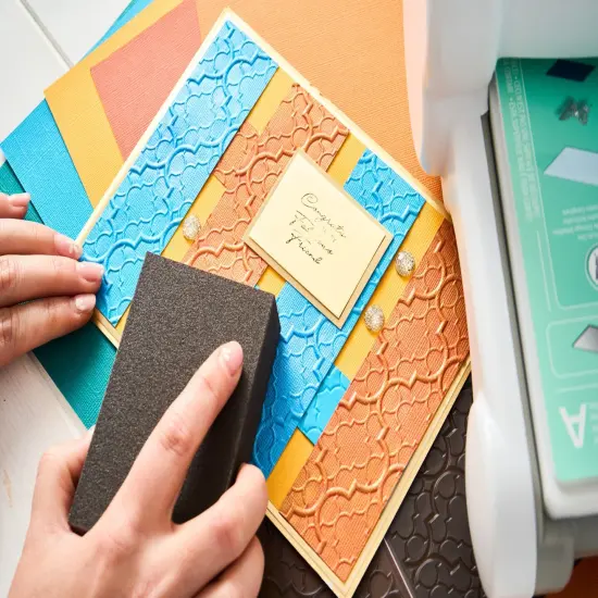 Sizzix 3D Textured Impressions Emboss Folder By Stacey Park-Textures From Afar {7}