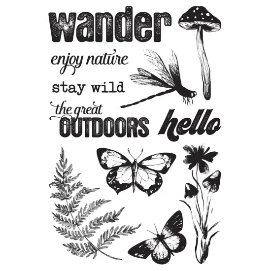 Simple Vintage Woodlands Stamps-Photopolymer {3}