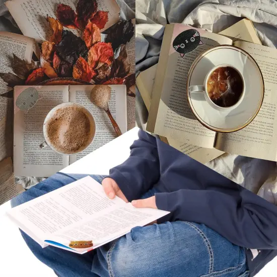 6 PCS Diamond Art Bookmarks, Cute Cat Diamond Painting {3}