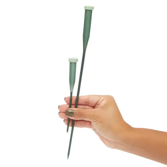 30 Pack Stem Water Tubes for Flowers with Caps, Extendable Vials for Floral Arrangements, Florist Supplies (6 and 12 Inches) {6}