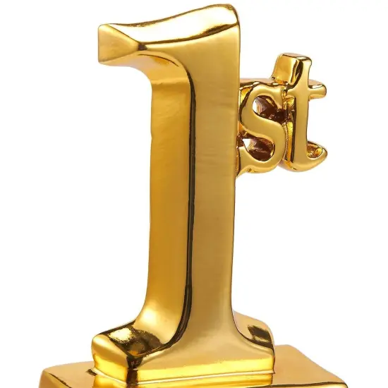 1st Place Trophy - Gold Award Trophy for Sports Tournaments, Competitions, Parties, 5.5 x 3.5 x 1.75 Inches {5}