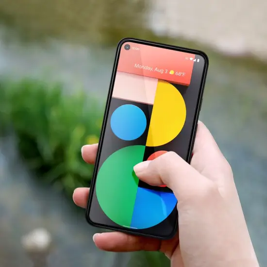 Insten Screen Protector For Google Pixel 5 (2020) Tempered Glass Cover, Anti Scratch, Touch Sensitive, Case Friendly, Clear {6}