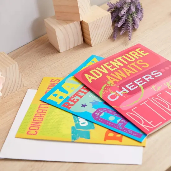 Jumbo Retirement Farewell Cards with Envelopes for Boss Day, Men (8.5 x 11 In, 3 Pack) {3}