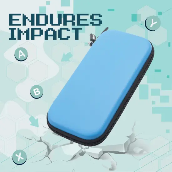 For Nintendo Switch Lite Carrying Case Cover, Protective Travel Hard Shell for Girls Boys, Blue {5}