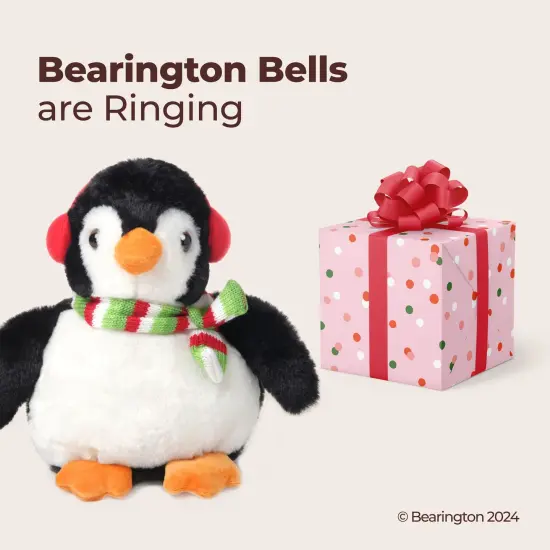 Bearington Mr. Flurry Plush Penguin Stuffed Animal, 10 Inch Christmas Penguin Plush, Ideal Christmas Stuffed Animal Gift for Toddlers, Kids & Teens Multicolor {5}