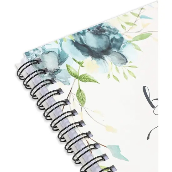 Faithful Finds Spiral Bound Prayer Notebook, Christian Devotional Bible Journal for Women, 60 Sheets/120 Pages (8.8 x 8.5 In) - Daily Prayer Journal for Woman - Spiral Prayers Journals White {4}