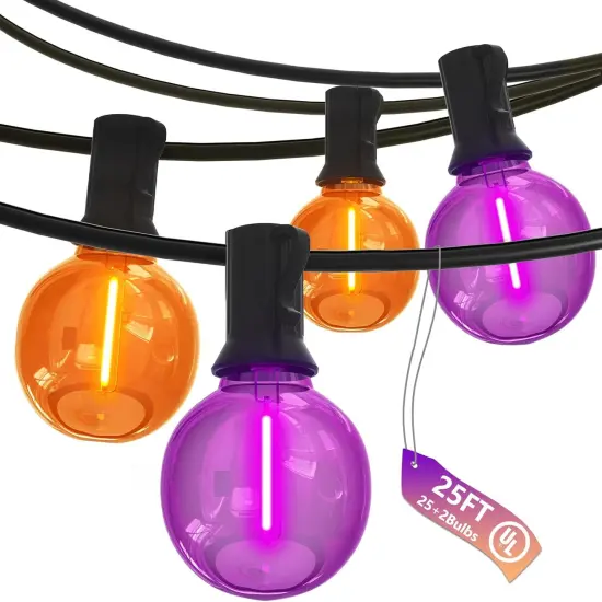 25FT G40 LED Outdoor Halloween String Lights {1}