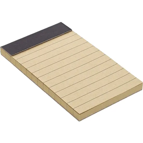 Mini Tasks List Notepads with Kraft Paper (4.2 x 2.4 Inches, 12-Pack) Brown {4}