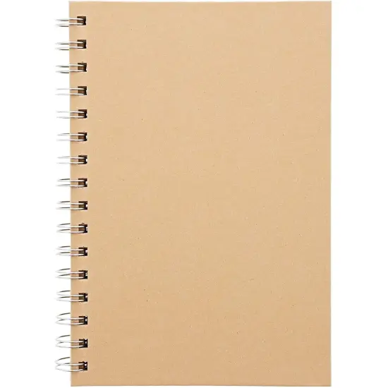 Kraft Paper Undated Calendar with Photo Album for Desk (8.25 x 5.5 in, 2 Pack) Brown {6}