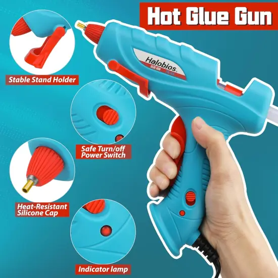 40W Glue Gun,Hot Glue Gun with 30 Glue Sticks Glue Gun and Sticks Set, Hot Glue Gun for Home Repair Crafting DIY Arts {2}