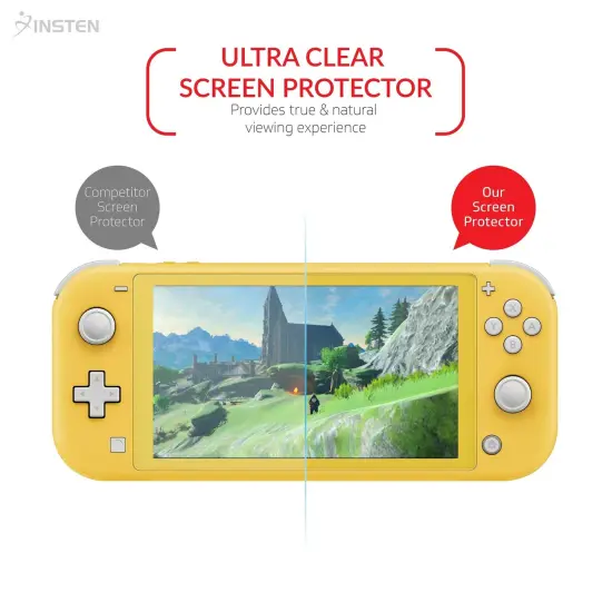 For Nintendo Switch Lite Screen Protector, Ultra Clear Plastic PET Film Protection {4}