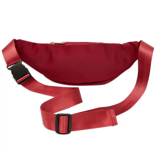 Red Extra Large Fanny Pack Plus Size, Crossbody Bag with Adjustable Belt Straps Fits 34-60 Inch Waist (Expands to 5XL) {6}