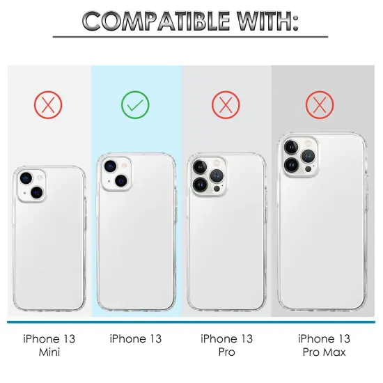 Insten Clear Case Compatible with iPhone 13 (6.1 Inch) Soft TPU Non-Yellowing Protective Cover {5}