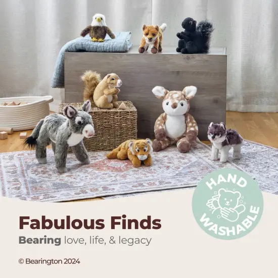 Bearington Lil' Saber Small Plush Stuffed Animal Tiger, 9 inches, For Ages 3-14 Brown {3}