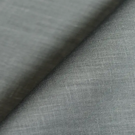 1 Yard Premium Pewter Pure Linen Fabric Midweight 5.5 oz 60 Inches Wide {1}