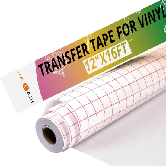 Transfer Tape for Vinyl -12" x 16 FT w/Red Alignment Grid Transfer Paper {1}