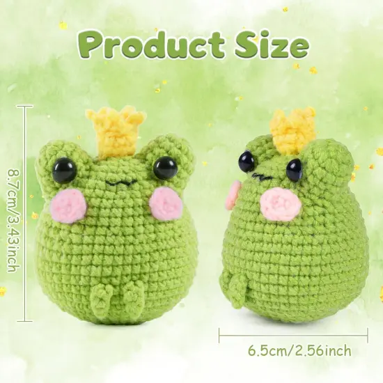 Crochet Kit for Beginners - Cute Frog {3}
