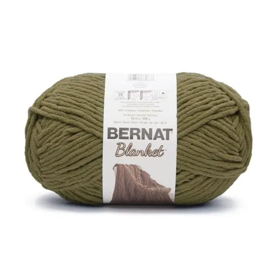 Bernat Blanket Big Ball Yarn 24 Pack-Olive {3}