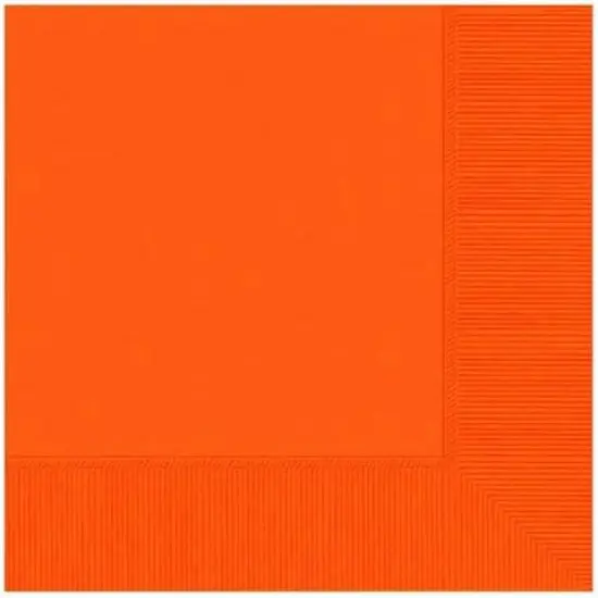 Amscan Orange Peel 2-ply Luncheon Napkins - 50ct {1}
