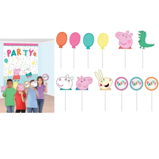 Peppa Pig Confetti Party Scene Setters&reg; with Props {1}