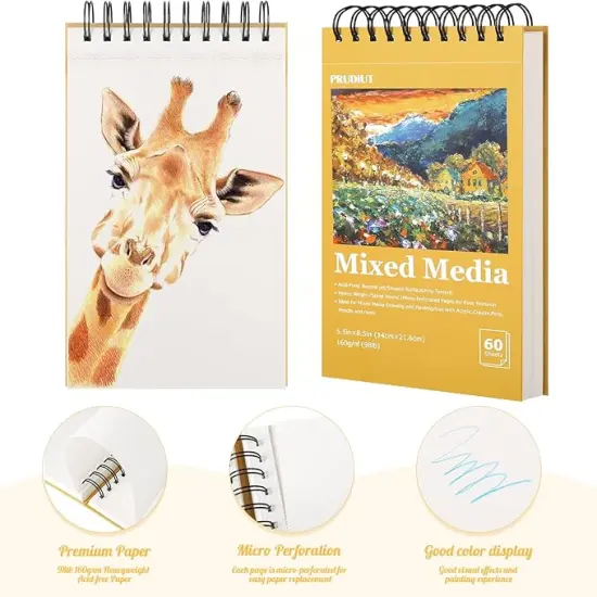 Mixed Media Sketchbook 60 Sheets Mixed Media Sketchbook {3}