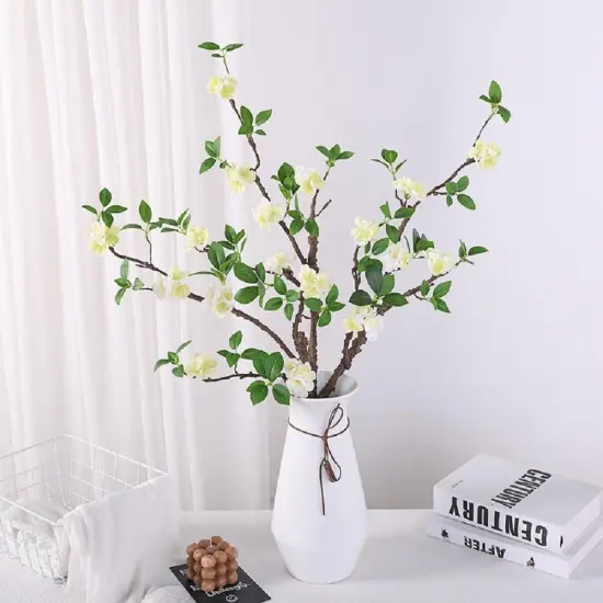 2PCS 31" Artificial Cherry Blossom Branches &ndash; Silk Long Stem Flowers for Vase & Event Decor Pink {5}