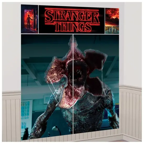 Stranger Things Scene Setters&reg; Wall Decorating Kit &ndash; Party Backdrop, Themed Birthday & Halloween Decorations {1}