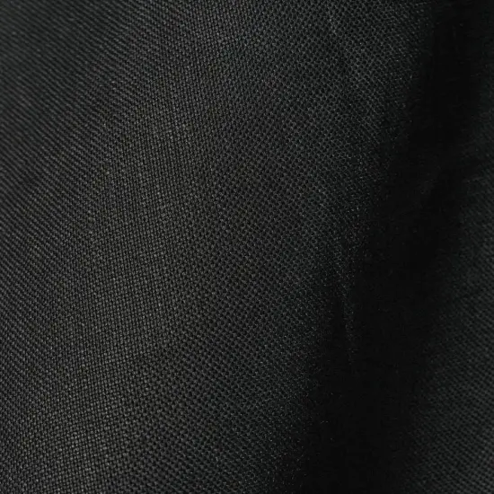 1 Yard Solid Black Midweight Pure Linen Fabric 8 oz Durable 60 Inches Wide {4}