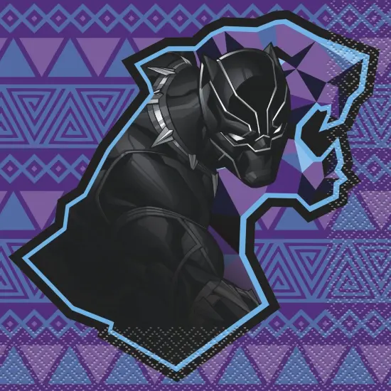 Black Panther Wakanda Luncheon Napkins - 16ct {1}