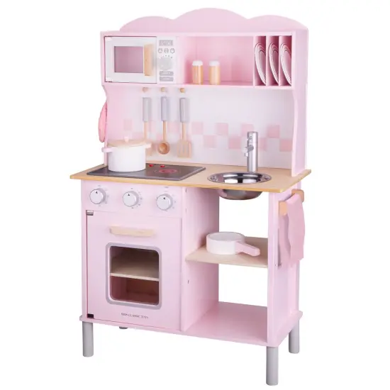 New Classic Toys Kitchenette Modern Electric Cooking, Pink {2}