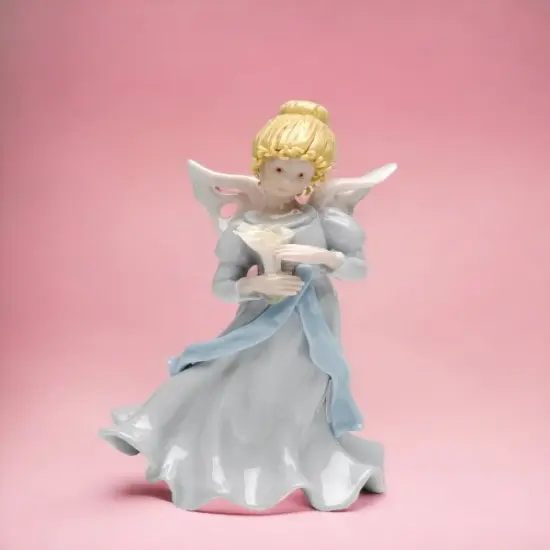 Ceramic Angel Of Tranquility Figurine, Religious Décor, Religious Gift, Church Décor, Church Gift, Baptism Gift {2}