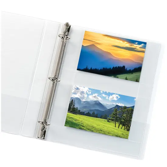 Avery Clear Photo Album Pages for 3 Ring Binders, 10 Sleeves Holds 40 Total Horizontal 4" x 6" Photos, 3 Packs, 30 Sleeves Total (13406) {5}