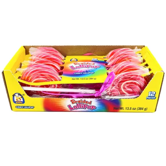 Tipicos Paleta Trenzada Pink 12Ct {2}