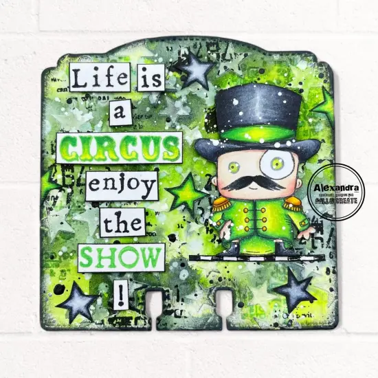 AALL And Create A6 Photopolymer Clear Stamp Set-The Big Top {5}