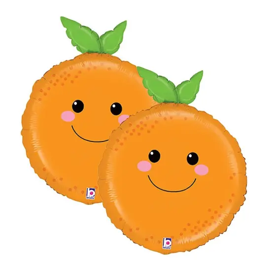 Betallic&reg; 26 Inch Produce Pals Orange Balloon {5}