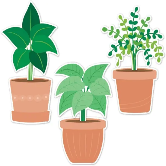CTP Potted Plants 6" Cut-Outs Learning D&eacute;cor Accents for Classroom {1}