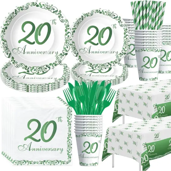 20th Anniversary Decorations Tableware {1}