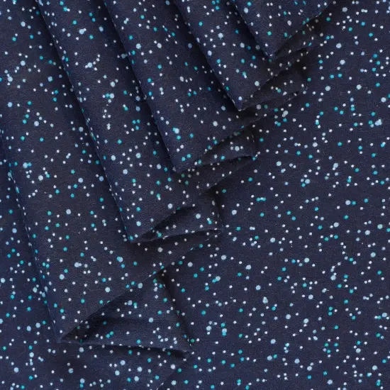 Mook Fabrics Dotted Flannel Fabric [108 in. Wide] - By The Yard Pageant Blue {1}