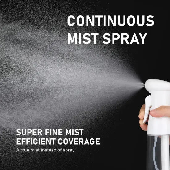 2 Pack 6.8 OZ Empty Spray Bottles - Black and White {2}