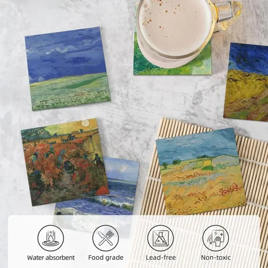 Ceramic Absorbent Coasters {4}