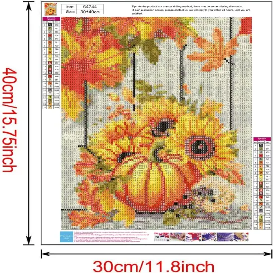 Fall Diamond Art Kits for Adults 12X16 Inch {2}