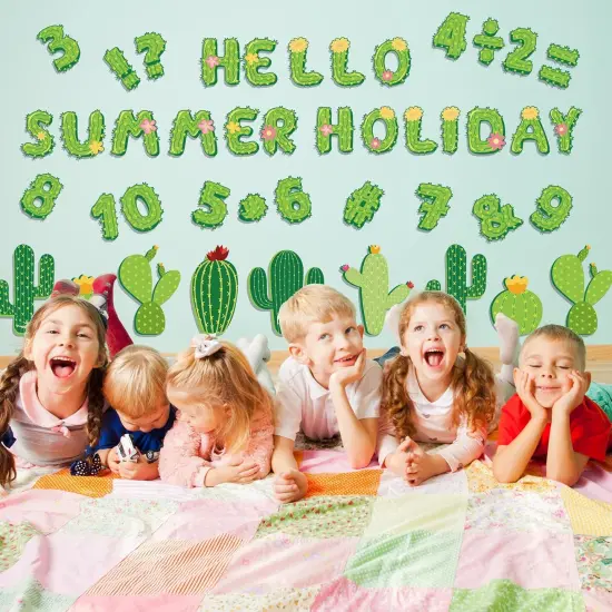 110Pcs Cactus Classroom Decor Cactus Letter {3}