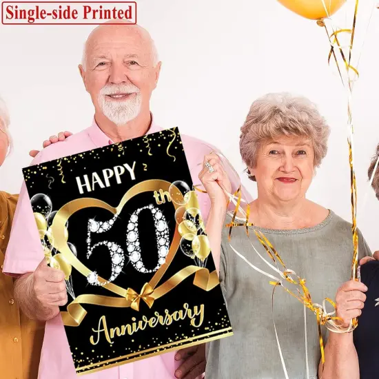 50th Anniversary Yard Sign Decoration {2}