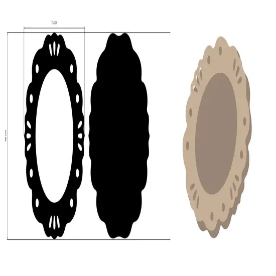 Stamperia Crafty Shapes-Timeless Frame {4}