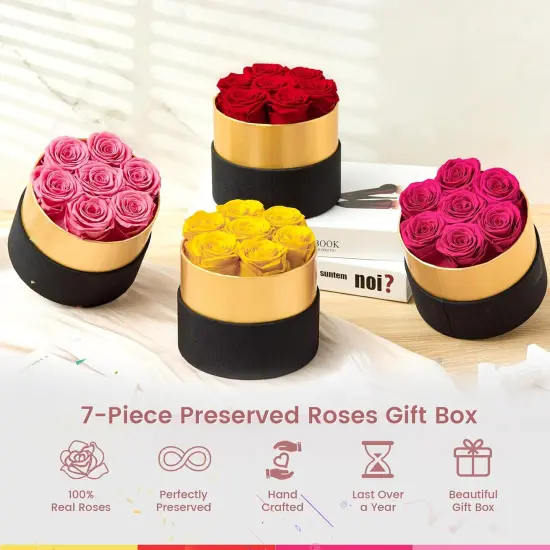 Long Lasting Preserved Roses in a Box {5}