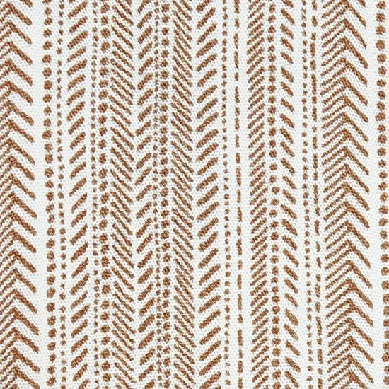 Rayon Crinkle 1 Yard Ivory & Rust Soft & Flowing Textured Rayon Fabric 50/52&rdquo; Apparel Material {1}