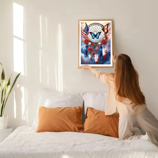 DIY 5D Flowers Butterfly Diamond Art Kits 12x16 inch {5}