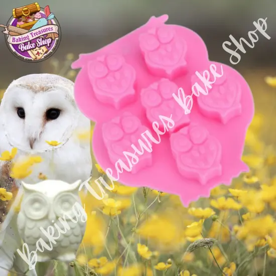 Mini Owl Mold Silicone Mold {1}