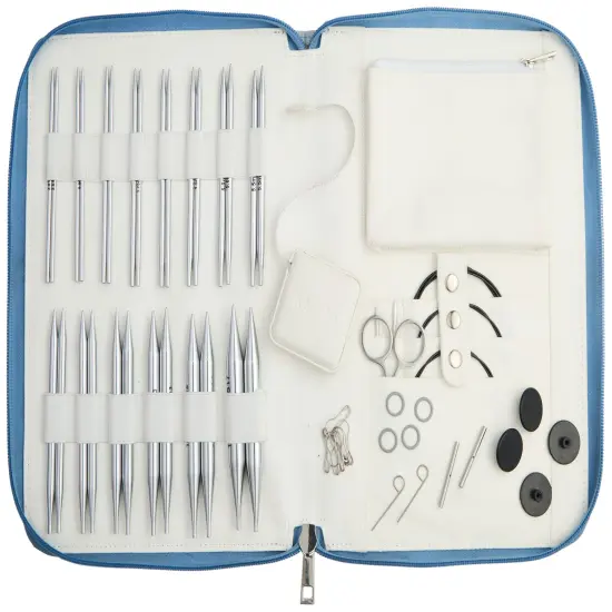 KnitPro-Nova Grande Interchangeable Knitting Needle Set 5"-Set Of 14 Pair - Normal {1}